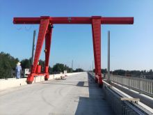 XCMG Official Single Girder Tyre Gantry Crane Hydraulic Adjustable Height Gantry Crane Price